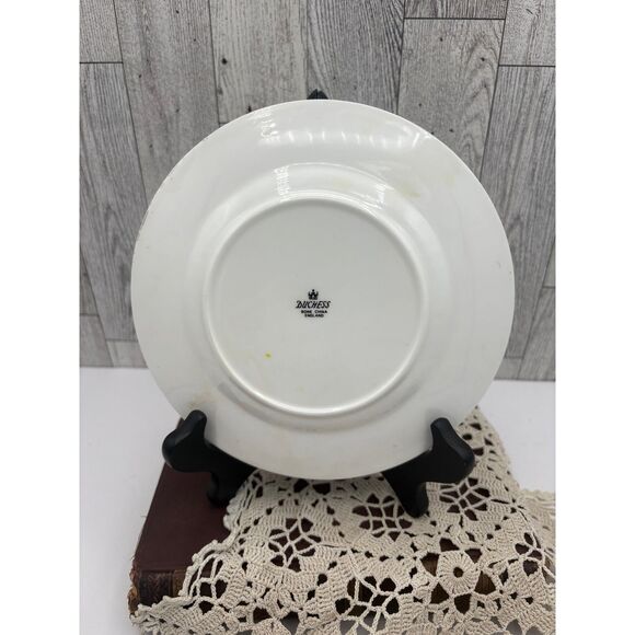 Vintage Duchess Bone China England Gray Schnauzer Decorative Plate - Picture 5 of 5